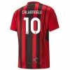 Officiële Voetbalshirt AC Milan Hakan Calhanoglu 10 Thuis 2021-22 - Heren